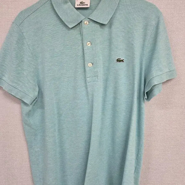 [BUNJANG] Lacoste Mint Short Sleeve Polo Shirt / 라코스테 반팔 카라티 민트