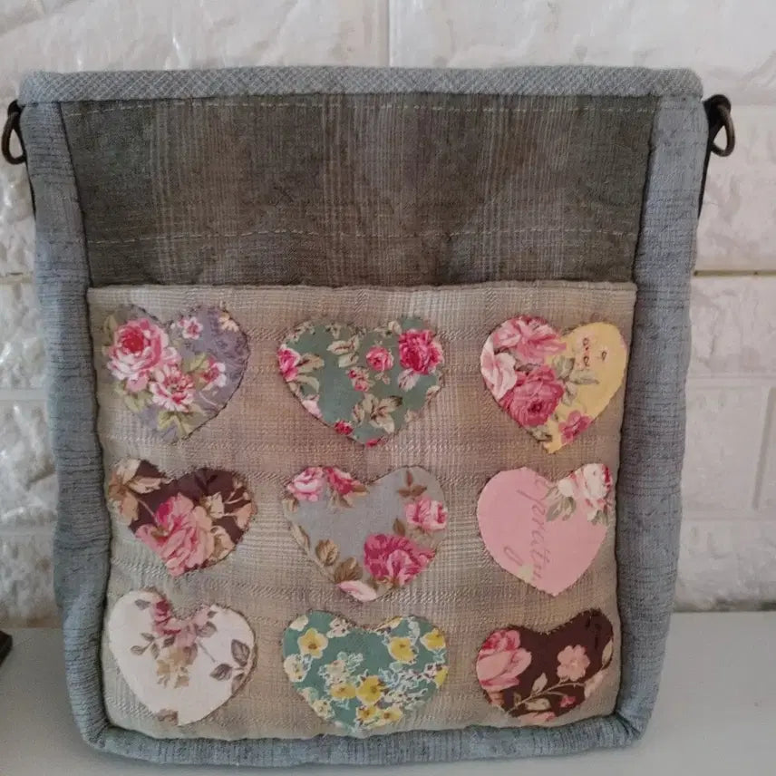 [BUNJANG] Handmade Quilted Crossbody Bag / 퀼트핸드메이드 크로스백
