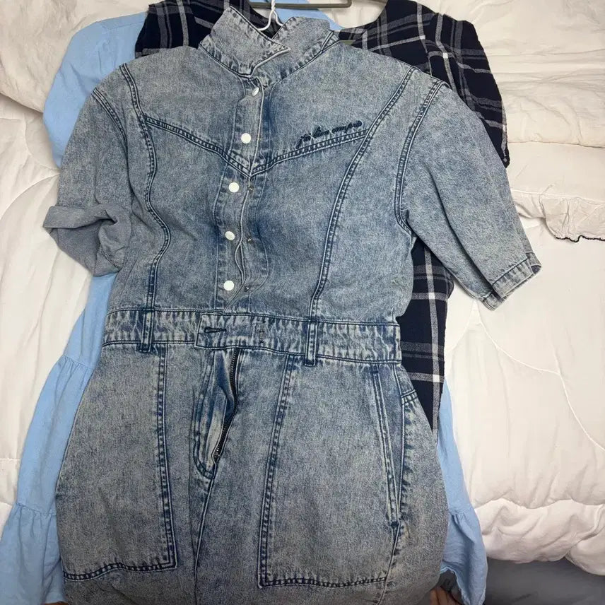 [BUNJANG] Egoist Denim Dress / 에고이스트 청 원피스