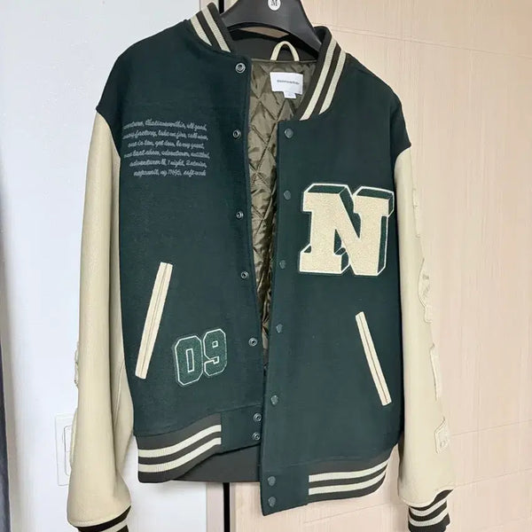 [BUNJANG] Thisisneverthat Varsity Jacket L / 디스이즈네버댓 바시티 L