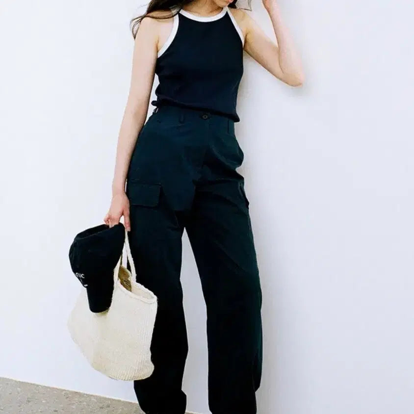 [BUNJANG] Urbannique Ripstop Cargo Pants Black M / 얼바닉 립스탑 카고 팬츠 새상품