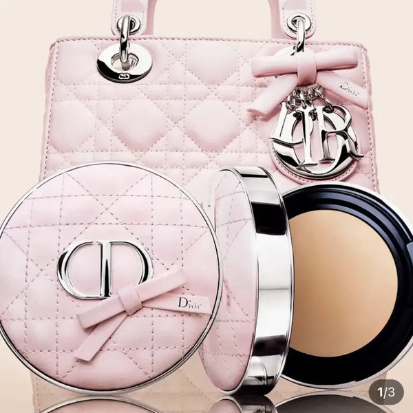 [BUNJANG] Dior Forever Cushion Pink Bow Edition Case / 새상품 한정판 디올 포에버 쿠션 핑크보우 케이스