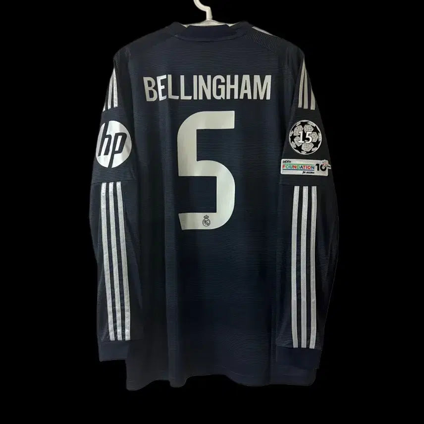 [BUNJANG] Real Madrid 25/26 Away Long Sleeve Bellingham Jersey (XL) / [국내XL] 25/26 레알마드리드 어웨이 긴팔 벨링엄 유니폼