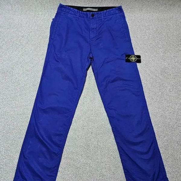 [BUNJANG] Stone Island Small Pocket Badge Blue Pants W30 21FW / [W30 사이즈] 스톤아일랜드 스몰 포켓 와펜 블루 팬츠 21FW