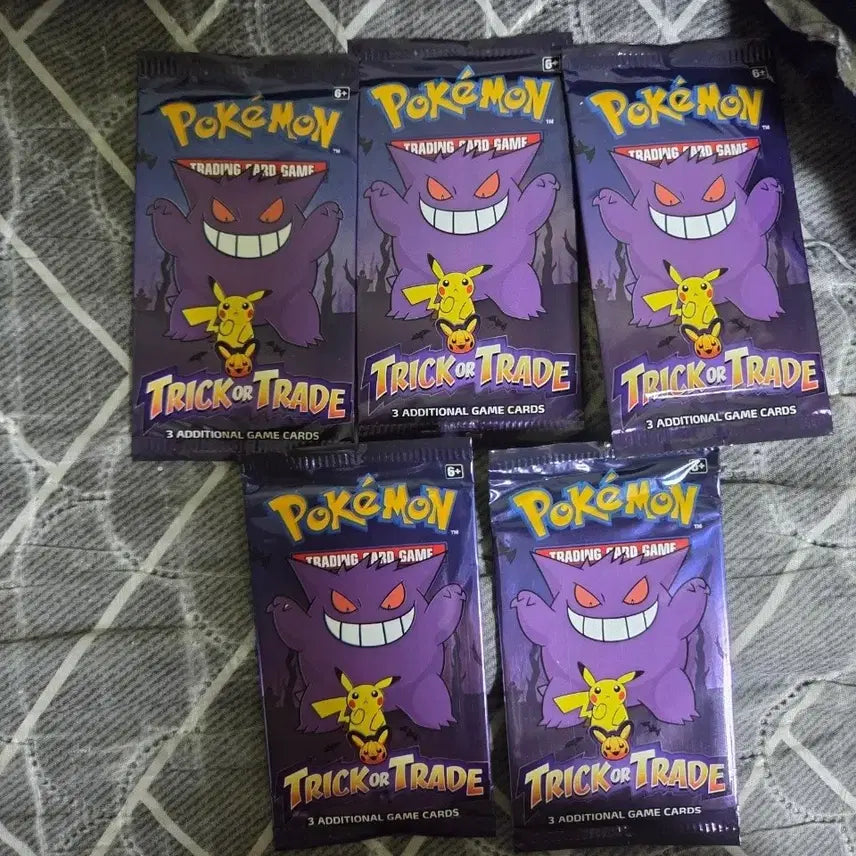 [BUNJANG] Limited Edition North American Halloween 2022 Pokemon Card Trick or Trade 1 Pack / 한정판북미할로윈포켓몬카드 trick or trade 2022 1팩