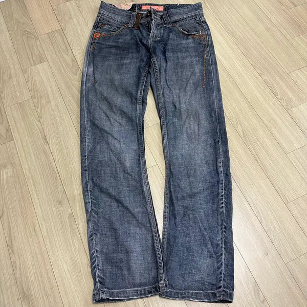 [BUNJANG] Vintage Cargo Multi-Pocket Jeans - Straight Fit, Bootcut / 빈티지 카고 멀티포켓 팬츠 청바지 바지 스트레이핏 부츠컷 숨집