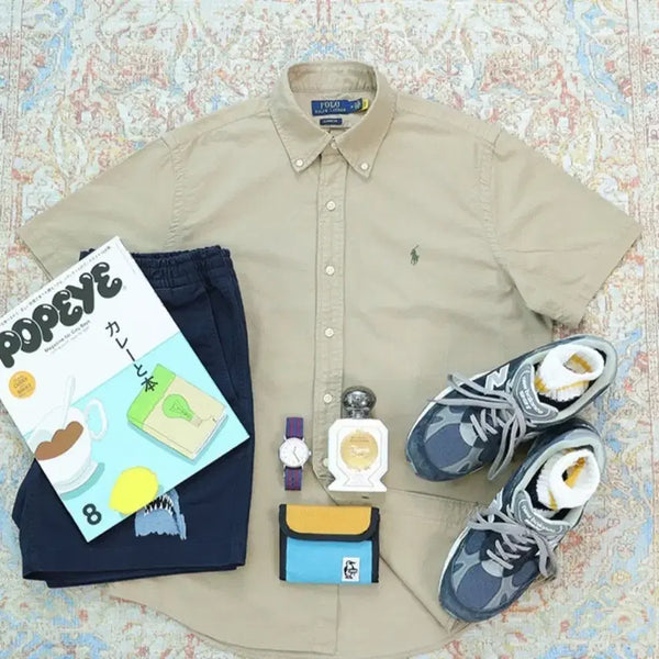 [BUNJANG] Polo Ralph Lauren Basic Short Sleeve Shirt (Beige, Large) / 폴로반팔셔츠