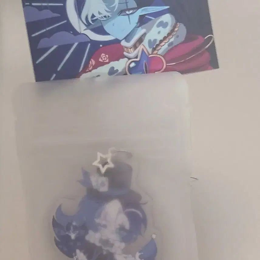 [BUNJANG] Cookie Run Kingdom Shadow Milk Acrylic Keyring / 쿠키런 킹덤 비공굿 아크릴 키링 쉐도우밀크