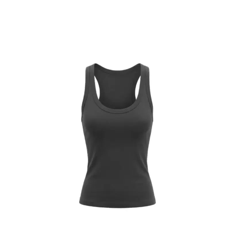 [BUNJANG] ODDOO Mellow Fit Sleeveless Charcoal / 미착용) 오도어 Mellow fit sleeveless - Charcoal