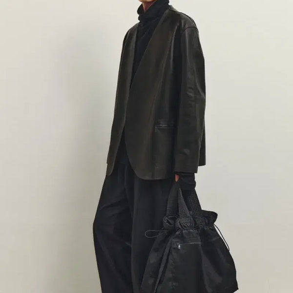 [BUNJANG] YOUS Caralis Leather Jacket M / 유스 카라리스 레더 자켓 m