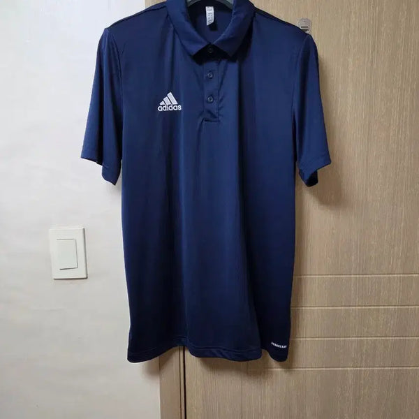 [BUNJANG] Adidas Golf Aeroready Performance Polo Shirt Navy 110 / 아디다스 골프 기능성 카라티 110