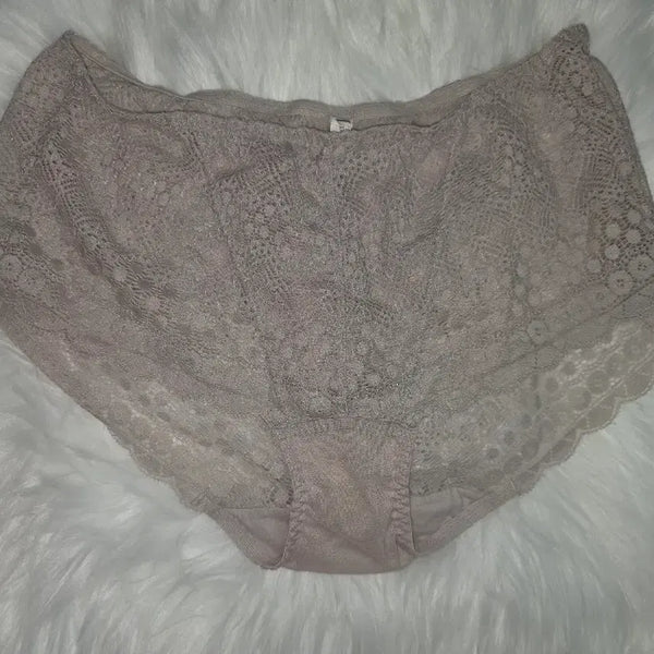 [BUNJANG] Lace Hot Pants - Beige (Used) / 레이스 핫팬츠 베이지 중고 여성 팬티