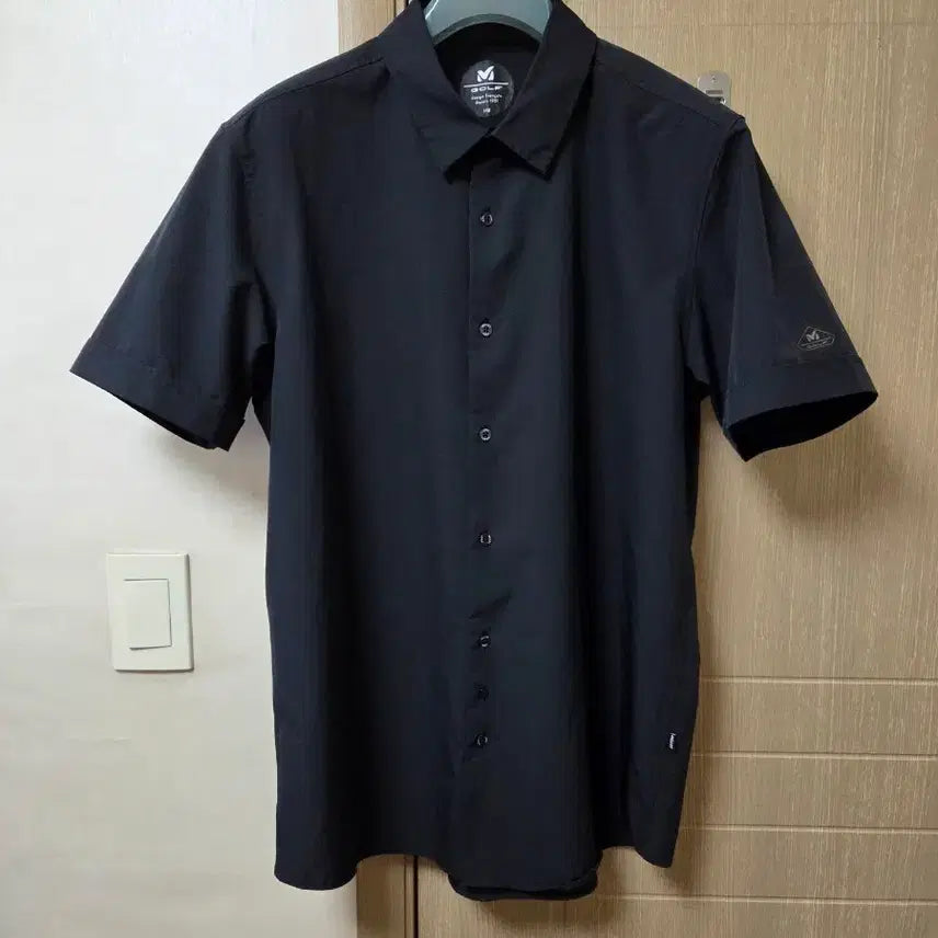 [BUNJANG] Millet Golf Functional Shirt Black Size 105 / 밀레 골프 기능성 셔츠 105
