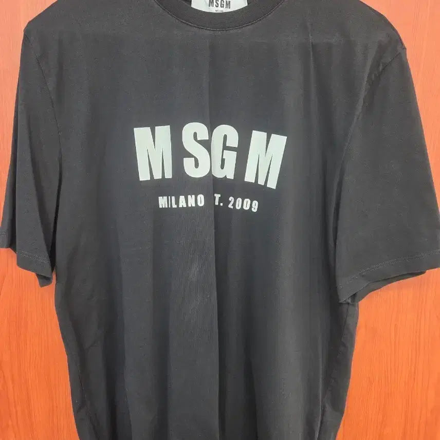 [BUNJANG] MSGM Logo T-Shirt Black / MSGM 로고 반팔티 블랙
