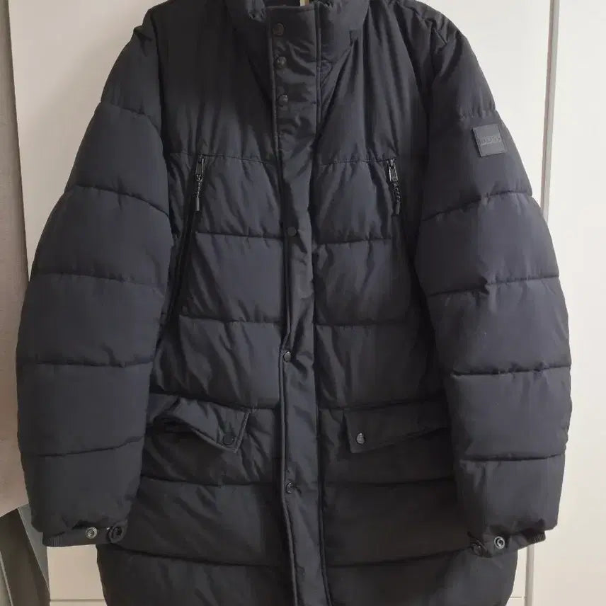 [BUNJANG] Hugo Boss Men's Down Padded Jacket Black / 남성 BOSS 휴고보스 다운 패딩 블랙 54