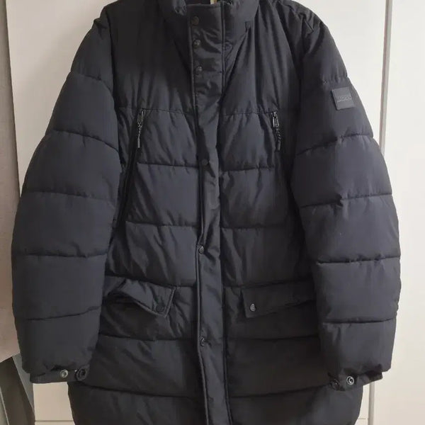 [BUNJANG] Hugo Boss Men's Down Padded Jacket Black / 남성 BOSS 휴고보스 다운 패딩 블랙 54