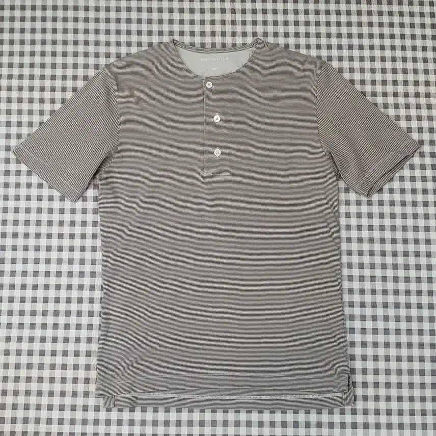 [BUNJANG] Uniqlo x Lemaire China Neck Short Sleeve T-Shirt (Men's 95) / 유니클로X르메르 차이나넥 반팔티 남자95