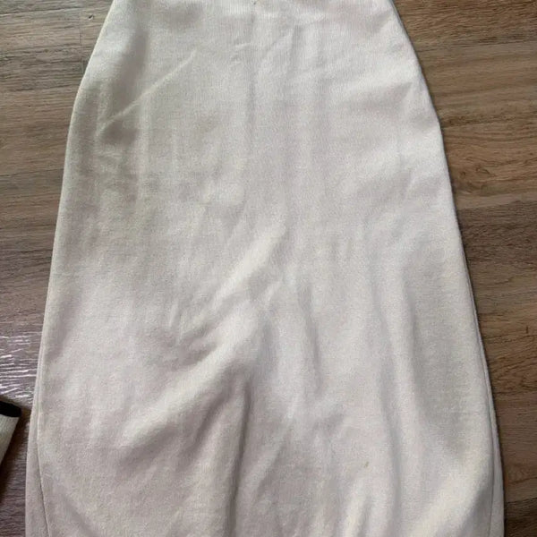 [BUNJANG] Long Knit Skirt / 롱 니트 스커트