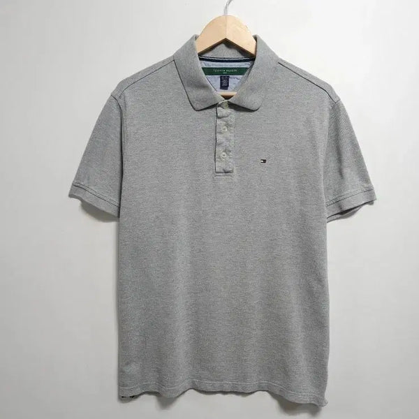 [BUNJANG] Tommy Hilfiger Golf Line Grey Short-Sleeve Polo T-Shirt 105 / 105 TOMMY 타미 힐피거 반팔 카라티 회색