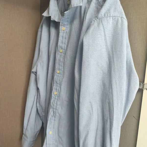 [BUNJANG] La Fille Store Sky Blue Shirt (Unisex) / 라퍼지 스토어 스카이블루 셔츠 팝니다 (남녀 공용)