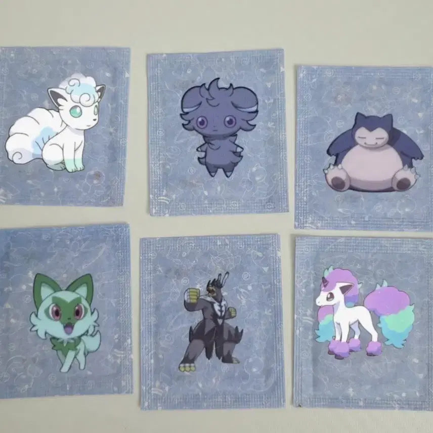 [BUNJANG] Pokemon Season 5 Sticker Bundle (6 pcs, Sealed) / 포켓몬스터 시즌5 띠부씰 미개봉 6개 띠부씰 일괄