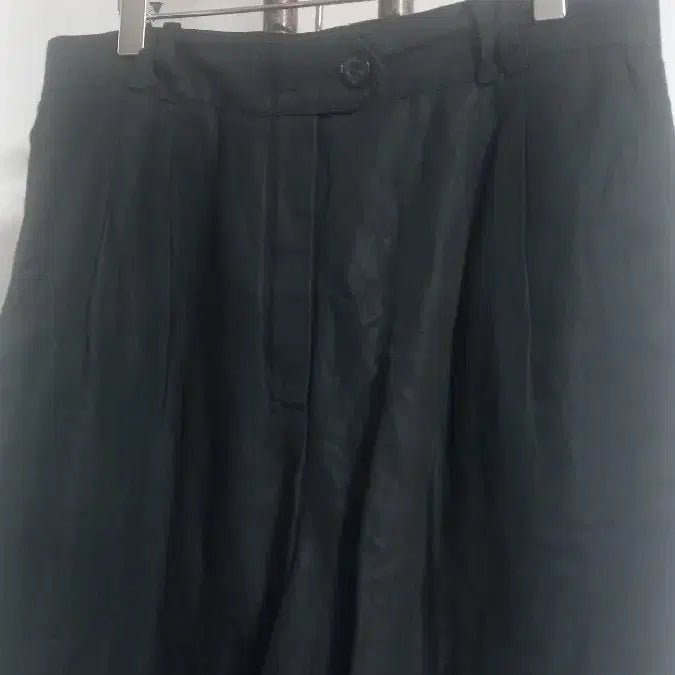 [BUNJANG] Vintage Escada Black Velvet Pants Size 29-30 / 빈티지 에스까다 블랙 마팬츠 29~30인치