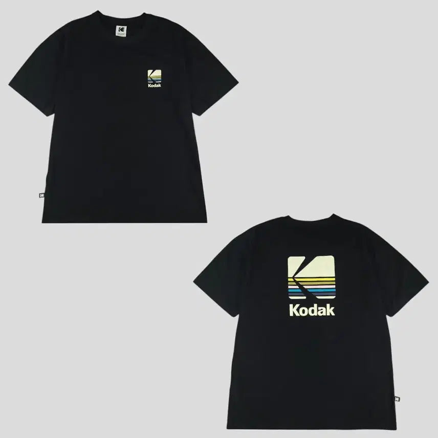 [BUNJANG] Kodak Black Cotton Blend Short Sleeve T-Shirt XL / 코닥 블랙 멀티컬러 로고 코튼블렌드 반팔 티셔츠 XL