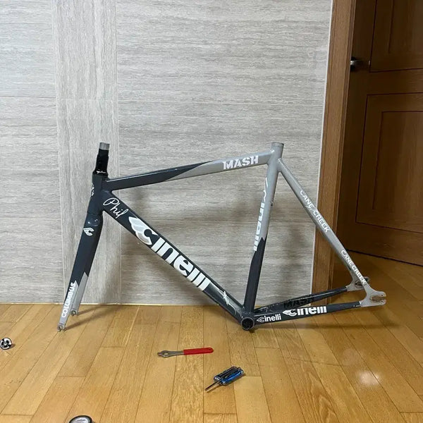 [BUNJANG] Cinelli Mash Bolt M Size Frameset - Grey / 치넬리 매쉬 볼트 그레이 m사이즈 프레임셋