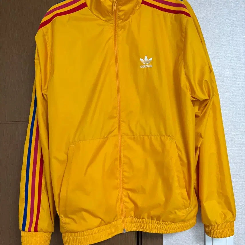 [BUNJANG] Adidas 3-Stripes Track Jacket Windbreaker M / 아디다스 트랙탑 바람막이 자켓 M