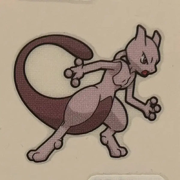 [BUNJANG] Mewtwo Sticker / 뮤츠 띠부띠부씰