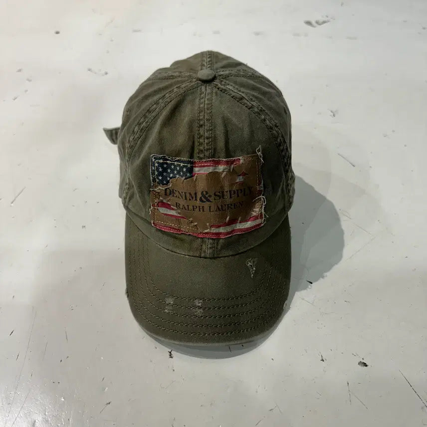 [BUNJANG] Denim & Supply Stars and Stripes Flag Cotton Baseball Cap One Size / 데님앤서플라이 성조기 볼캡 FREE