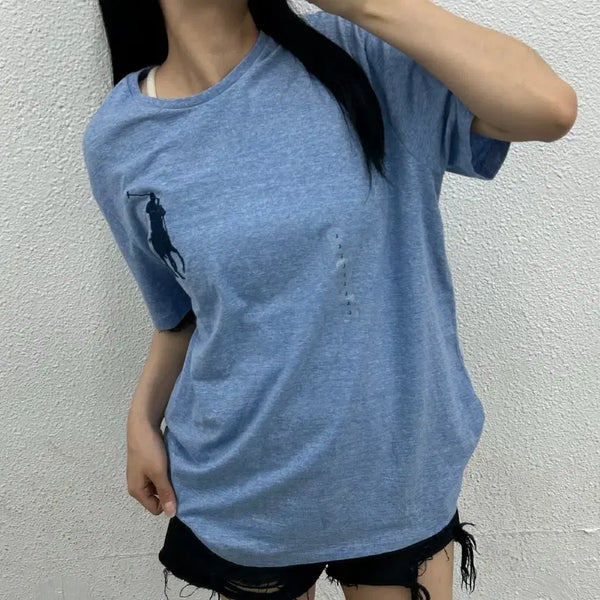 [BUNJANG] Polo Ralph Lauren Navy Big Pony Short Sleeve T-Shirt L / 폴로 랄프로렌 네이비 빅포니 소라 반팔 L 새상품