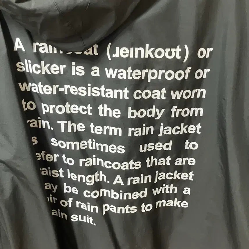[BUNJANG] VETEMENTS Namyangju Raincoat / 베트멍 남양주 레인코트