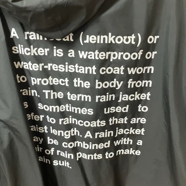 [BUNJANG] VETEMENTS Namyangju Raincoat / 베트멍 남양주 레인코트