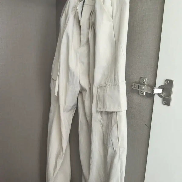 [BUNJANG] Cream Cargo Pants (Unisex) / 크림 카고 팬츠 팝니다 (남녀 공용)