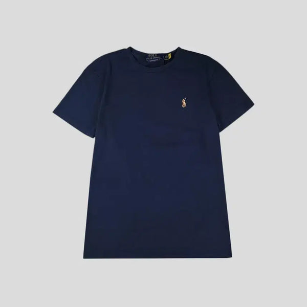 [BUNJANG] Polo Ralph Lauren Pigment Navy Multi-Pony Custom Slim Fit Short Sleeve T-Shirt - Size S / 폴로랄프로렌 피그먼트 네이비 멀티포니 커스텀 슬림핏 반팔 티셔츠 S