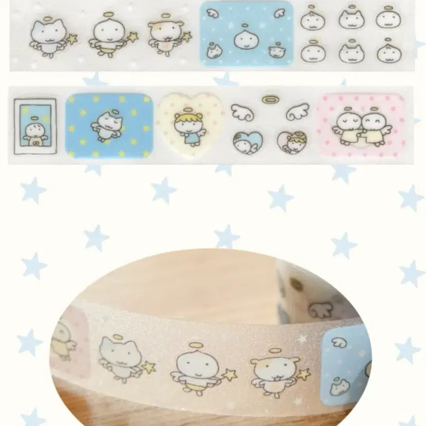 [BUNJANG] Eui Angel Kiss Cut Stickers - 50cm / [우이] 천사 키스컷 띵 소분