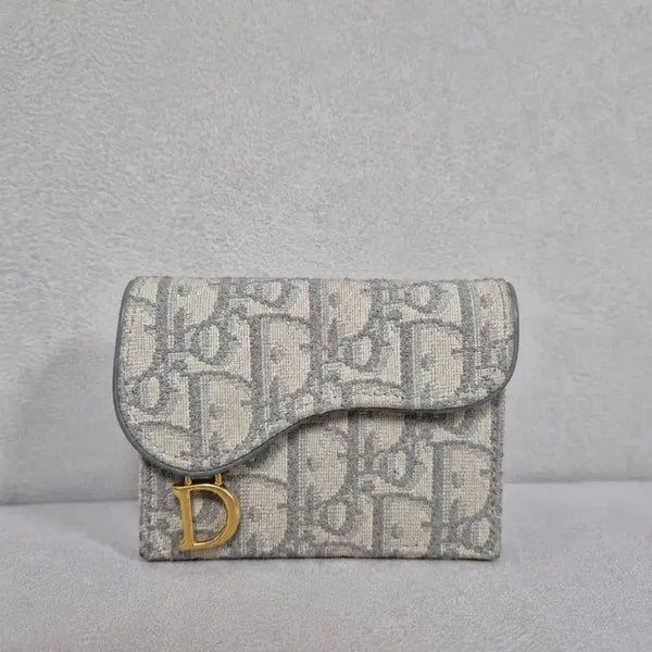 [BUNJANG] Dior Oblique Saddle Card Holder / 디올 오블리크 카드지갑