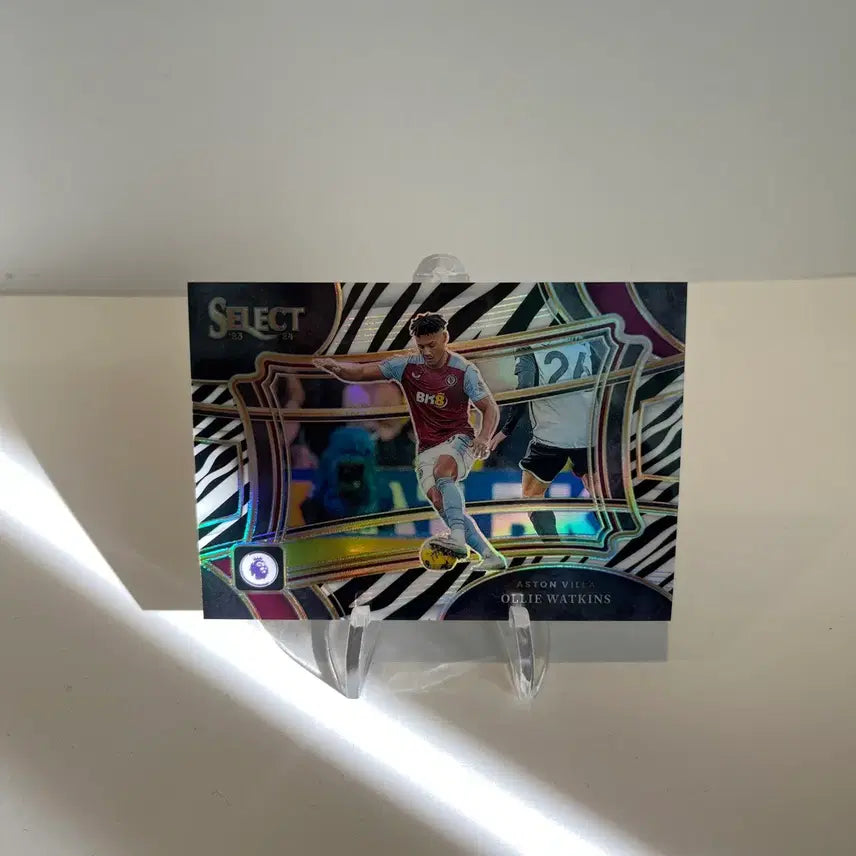 [BUNJANG] Panini Select EPL Ollie Watkins Zebra Field Level 25 Limited Card / 셀렉트 EPL 오릴 왓킨스 지브라 필드레벨 25한정 카드
