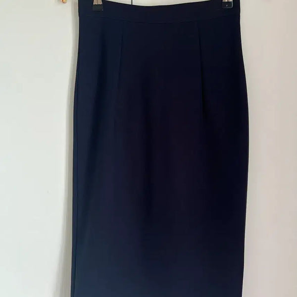 [BUNJANG] Navy Skirt / 네이비정장치마