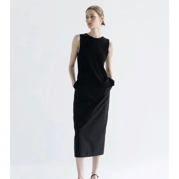 [BUNJANG] Mundal String Long Skirt / 문달 스트링 스커트 새상품