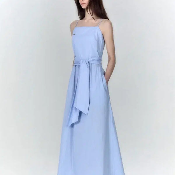 [BUNJANG] Avie Mua High Waist Poplin Dress / 아비에무아 하이웨이스트 포플린 원피스