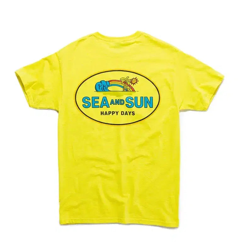 [BUNJANG] Bigwave CN Sun T-Shirt Yellow L / 빅웨이브 씨앤선 티셔츠 L (남여공용)