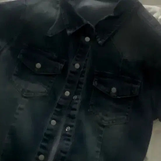 [BUNJANG] Blue Denim Shirt / 청 남방 셔츠