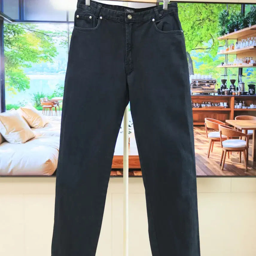 [BUNJANG] Mizuno Black Denim Pants Size 32 / 미쏘니 블랙 데님 팬츠 32사이즈