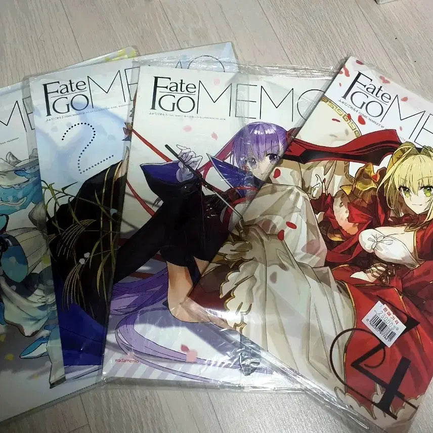 [BUNJANG] Fate/Grand Order Wada Arco Wada Memo Set Volumes 1-4 / FGO 와다 아루코 와다 메모 1~4