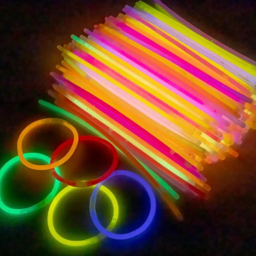 [BUNJANG] Glow Stick Bracelets 100 Count / 야광 팔찌 스틱 100개