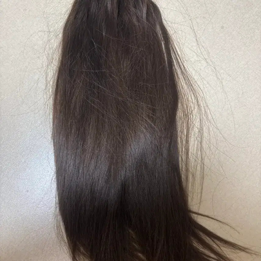 [BUNJANG] 18-inch Hair Extensions - Natural Brown / 붙임머리 18인치 팝니다