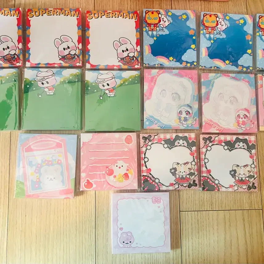[BUNJANG] Assorted Memo Pads Bundle Set / [포용 처분] 마지막 떡메 처분해요 /엥꼬님/모찌/여우냥 등