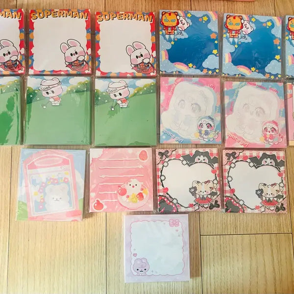 [BUNJANG] Assorted Memo Pads Bundle Set / [포용 처분] 마지막 떡메 처분해요 /엥꼬님/모찌/여우냥 등